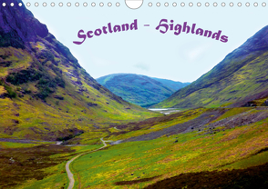 Scotland – Highlands (Wandkalender 2021 DIN A4 quer) von Wernicke-Marfo,  Gabriela