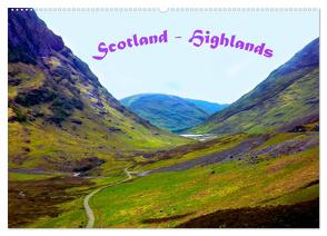 Scotland – Highlands (Wandkalender 2024 DIN A2 quer), CALVENDO Monatskalender von Wernicke-Marfo,  Gabriela
