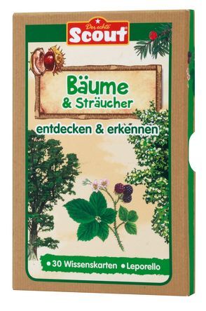 Scout Lernkarten-Box – Bäume & Sträucher