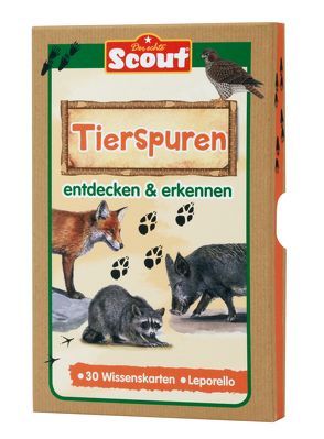 Scout Lernkarten-Box – Tierspuren