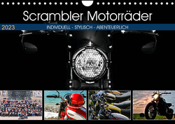 Scrambler Motorräder Individuell – Stylisch – Abenteuerlich (Wandkalender 2023 DIN A4 quer) von Franko,  Peter