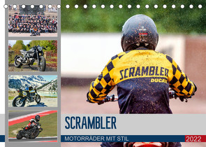 Scrambler Motorräder mit Stil (Tischkalender 2022 DIN A5 quer) von Franko,  Peter