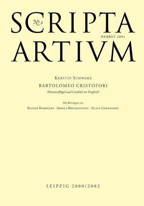 Scripta Artium No. 2 von Behrends,  Rainer, Breitenstein,  Irmela, Fontana,  Eszter, Gernhardt,  Klaus, Schwarz,  Kerstin