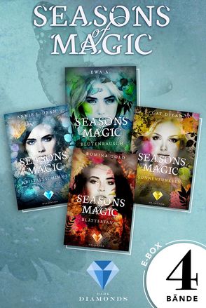 Seasons of Magic: Die E-Box mit allen vier Bänden zur Reihe (Mit Bonuskapitel „Das magische Ende“) von A.,  Ewa, Dean,  Annie J., Dylan,  Cat, Gold,  Romina