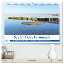 Seebad Ueckermünde (hochwertiger Premium Wandkalender 2024 DIN A2 quer), Kunstdruck in Hochglanz von Rogalski,  Solveig