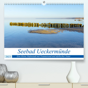 Seebad Ueckermünde (Premium, hochwertiger DIN A2 Wandkalender 2023, Kunstdruck in Hochglanz) von Rogalski,  Solveig
