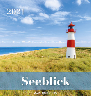 Seeblick 2021 – Postkartenkalender 16×17 cm – Sea View – zum aufstellen oder aufhängen – Geschenk-Idee – Gadget – Alpha Edition