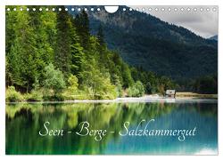 Seen – Berge – Salzkammergut (Wandkalender 2024 DIN A4 quer), CALVENDO Monatskalender von Hauer,  Hannelore