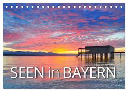 Seen in Bayern (Tischkalender 2024 DIN A5 quer), CALVENDO Monatskalender von Ratzer,  Reinhold