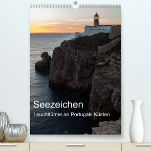 Seezeichen – Leuchttürme an Portugals Küsten (Premium, hochwertiger DIN A2 Wandkalender 2023, Kunstdruck in Hochglanz) von Klesse,  Andreas