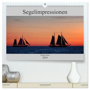 Segelimpressionen (hochwertiger Premium Wandkalender 2024 DIN A2 quer), Kunstdruck in Hochglanz von Deter,  Thomas