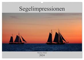 Segelimpressionen (Wandkalender 2024 DIN A2 quer), CALVENDO Monatskalender von Deter,  Thomas