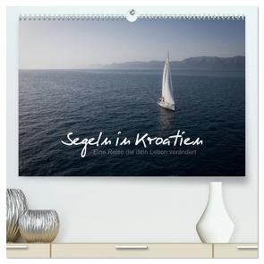 Segeln in Kroatien (hochwertiger Premium Wandkalender 2024 DIN A2 quer), Kunstdruck in Hochglanz von Becker,  Roman