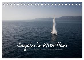 Segeln in Kroatien (Tischkalender 2024 DIN A5 quer), CALVENDO Monatskalender von Becker,  Roman