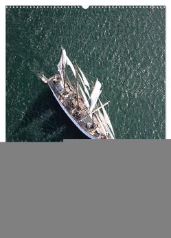 Segelschiffe von damals (Wandkalender 2024 DIN A2 hoch), CALVENDO Monatskalender von Frederic,  Bourrigaud