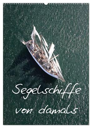 Segelschiffe von damals (Wandkalender 2024 DIN A2 hoch), CALVENDO Monatskalender von Frederic,  Bourrigaud