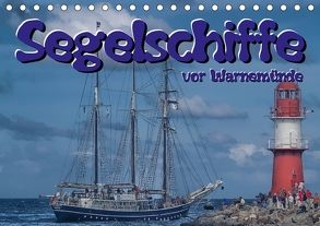 Segelschiffe vor Warnemünde (Tischkalender 2018 DIN A5 quer) von Morgenroth (petmo),  Peter