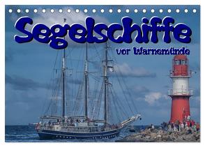 Segelschiffe vor Warnemünde (Tischkalender 2024 DIN A5 quer), CALVENDO Monatskalender von Morgenroth (petmo),  Peter