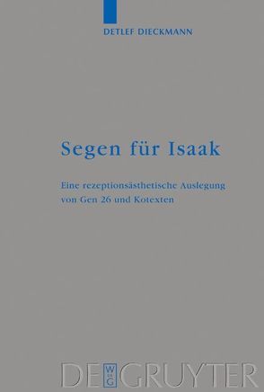 Segen für Isaak von Dieckmann,  Detlef