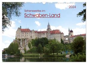 Sehenswertes im Schwaben-Land (Wandkalender 2024 DIN A3 quer), CALVENDO Monatskalender von Keller,  Angelika