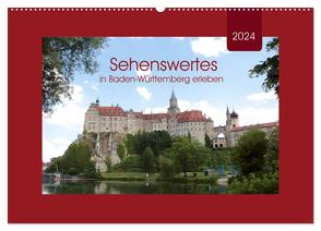 Sehenswertes in Baden-Württemberg erleben (Wandkalender 2024 DIN A2 quer), CALVENDO Monatskalender von Keller,  Angelika