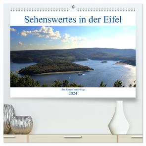Sehenswertes in der Eifel – Am Rursee unterwegs (hochwertiger Premium Wandkalender 2024 DIN A2 quer), Kunstdruck in Hochglanz von Klatt,  Arno