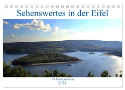 Sehenswertes in der Eifel – Am Rursee unterwegs (Tischkalender 2024 DIN A5 quer), CALVENDO Monatskalender von Klatt,  Arno