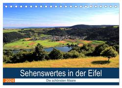 Sehenswertes in der Eifel – Die schönsten Maare (Tischkalender 2024 DIN A5 quer), CALVENDO Monatskalender von Klatt,  Arno