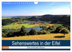 Sehenswertes in der Eifel – Die schönsten Maare (Wandkalender 2024 DIN A4 quer), CALVENDO Monatskalender von Klatt,  Arno