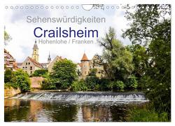 Sehenswürdigkeiten Crailsheim Hohenlohe / Franken (Wandkalender 2024 DIN A4 quer), CALVENDO Monatskalender von Sigwarth,  Karin