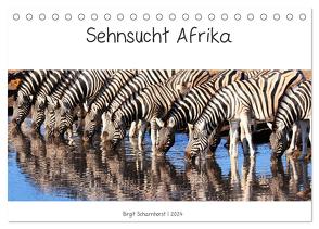 Sehnsucht Afrika – Faszinierende Tierwelt im südlichen Afrika (Tischkalender 2024 DIN A5 quer), CALVENDO Monatskalender von Scharnhorst,  Birgit