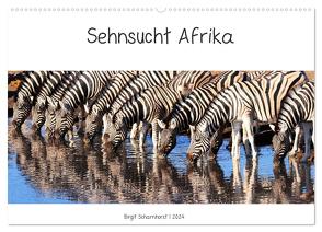 Sehnsucht Afrika – Faszinierende Tierwelt im südlichen Afrika (Wandkalender 2024 DIN A2 quer), CALVENDO Monatskalender von Scharnhorst,  Birgit