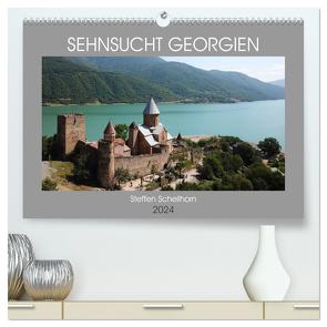 Sehnsucht Georgien (hochwertiger Premium Wandkalender 2024 DIN A2 quer), Kunstdruck in Hochglanz von Schellhorn,  Steffen