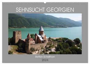 Sehnsucht Georgien (Wandkalender 2024 DIN A2 quer), CALVENDO Monatskalender von Schellhorn,  Steffen