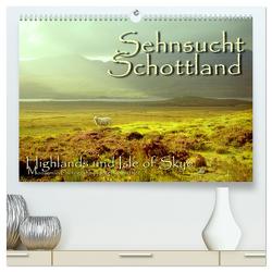 Sehnsucht Schottland (hochwertiger Premium Wandkalender 2024 DIN A2 quer), Kunstdruck in Hochglanz von Sattler,  Stefan