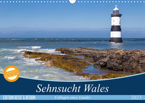 Sehnsucht Wales – Collagen eines Landes (Wandkalender 2023 DIN A3 quer) von Mr.Mooseman, Sattler,  Stefan