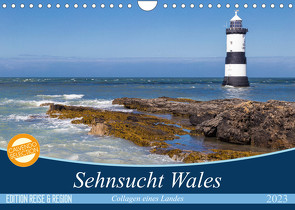 Sehnsucht Wales – Collagen eines Landes (Wandkalender 2023 DIN A4 quer) von Mr.Mooseman, Sattler,  Stefan