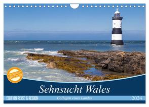 Sehnsucht Wales – Collagen eines Landes (Wandkalender 2024 DIN A4 quer), CALVENDO Monatskalender von Sattler,  Mr.Mooseman,  Stefan