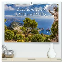 Sehnsuchtsinseln Capri und Ischia (hochwertiger Premium Wandkalender 2024 DIN A2 quer), Kunstdruck in Hochglanz von Mueringer,  Christian
