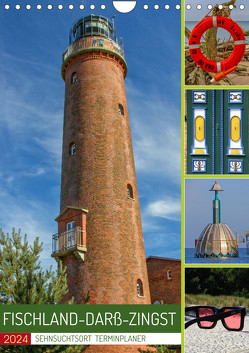 Sehnsuchtsort Fischland-Darß-Zingst (Wandkalender 2024 DIN A4 hoch), CALVENDO Monatskalender von Felix,  Holger