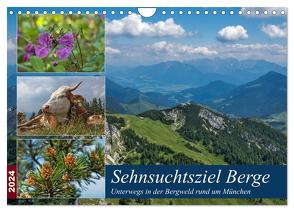 Sehnsuchtsziel Berge – Unterwegs in den Bergwelt rund um München (Wandkalender 2024 DIN A4 quer), CALVENDO Monatskalender von Matejka,  Birgit
