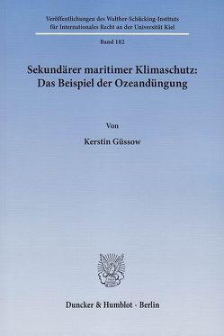 Sekundärer maritimer Klimaschutz: Das Beispiel der Ozeandüngung. von Güssow,  Kerstin