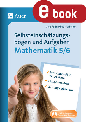 Selbsteinschätzungsbögen & Aufgaben Mathematik 5-6 von Felten,  Jens, Felten,  Patricia