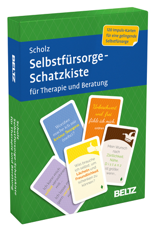 Selbstfürsorge-Schatzkiste für Therapie und Beratung von Scholz,  Falk Peter