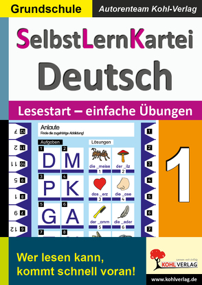SelbstLernKartei Deutsch 1 von Autorenteam Kohl-Verlag