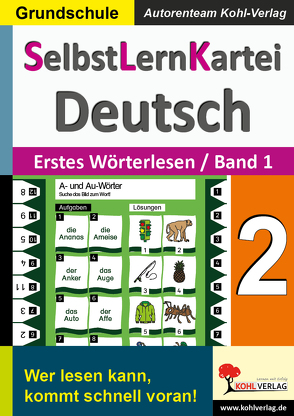 SelbstLernKartei Deutsch 2 von Autorenteam Kohl-Verlag