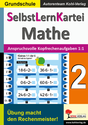 SelbstLernKartei Mathematik 2 von Autorenteam Kohl-Verlag