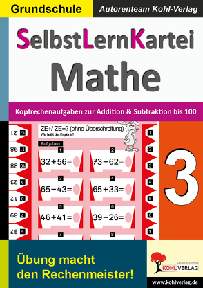 SelbstLernKartei Mathematik 3 von Autorenteam Kohl-Verlag