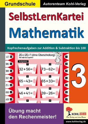 SelbstLernKartei Mathematik 3 von Autorenteam Kohl-Verlag