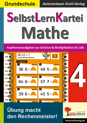 SelbstLernKartei Mathematik 4 von Autorenteam Kohl-Verlag